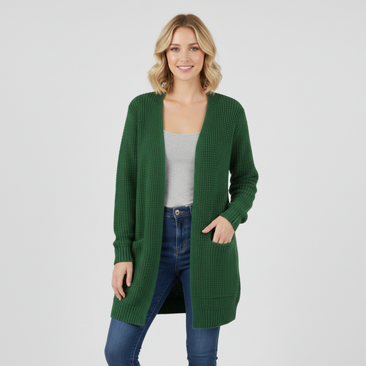 Long Knit Cardigan for Women | Cozy Winter Sweater - 1