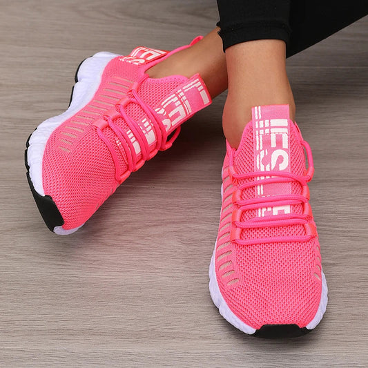 Lightweight Breathable White Sneakers Women | Best Walking Shoes - 1