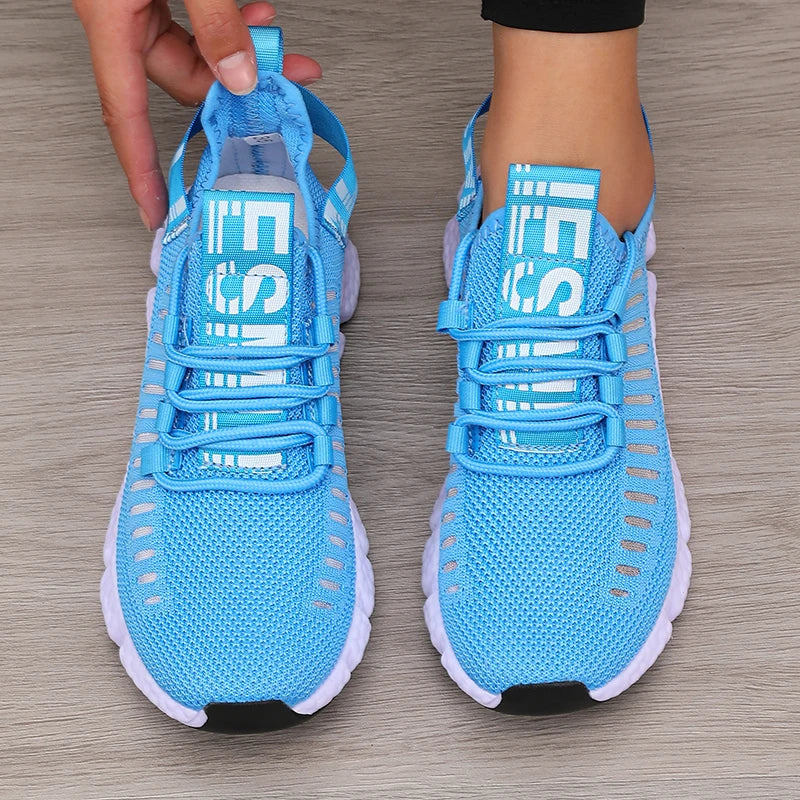 Lightweight Breathable White Sneakers Women | Best Walking Shoes - 3