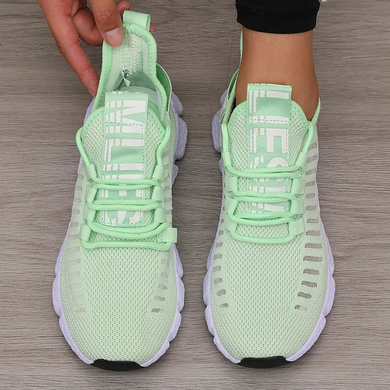 Lightweight Breathable White Sneakers Women | Best Walking Shoes - 5