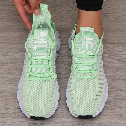 Lightweight Breathable White Sneakers Women | Best Walking Shoes - 5