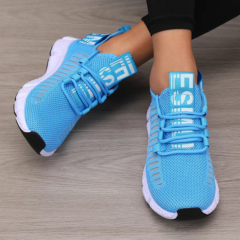 Lightweight Breathable White Sneakers Women | Best Walking Shoes - 9