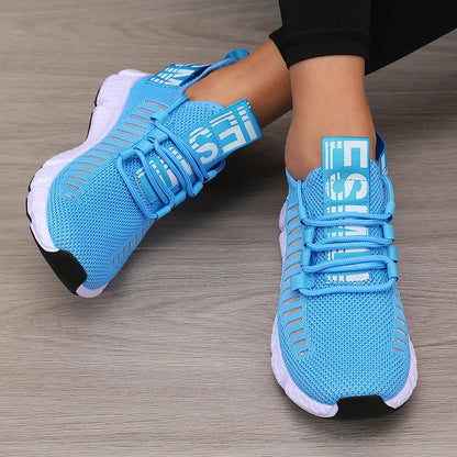 Lightweight Breathable White Sneakers Women | Best Walking Shoes - 9