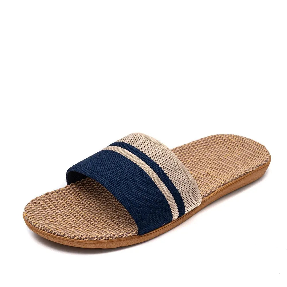 Lightweight Linen Slippers | Women's Non-Slip Indoor Footwear - 10