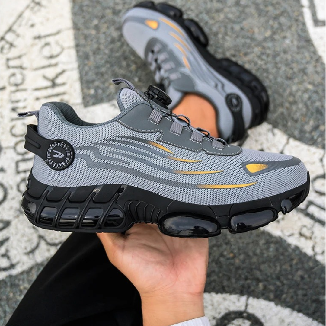 Lightweight S1P Safety Shoes | Men's Steel Toe Work Sneakers - 6