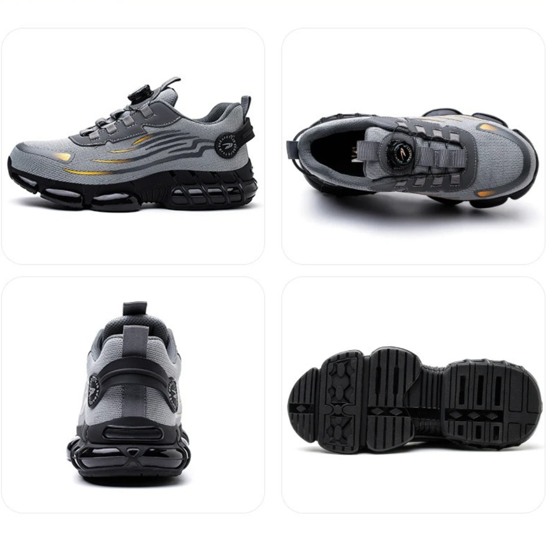 Lightweight S1P Safety Shoes | Men's Steel Toe Work Sneakers - 7