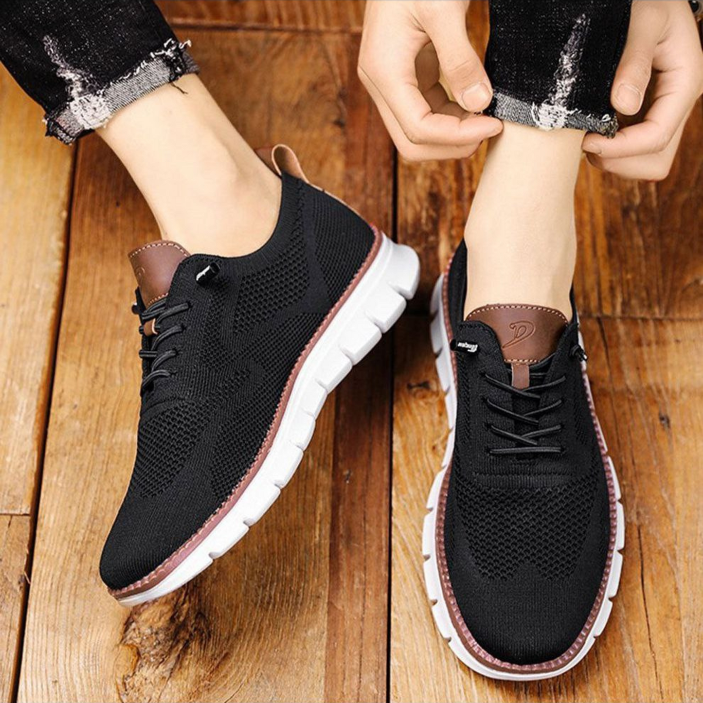 Lightweight Knit Sneakers for Men | Casual Men's Trainers - 4