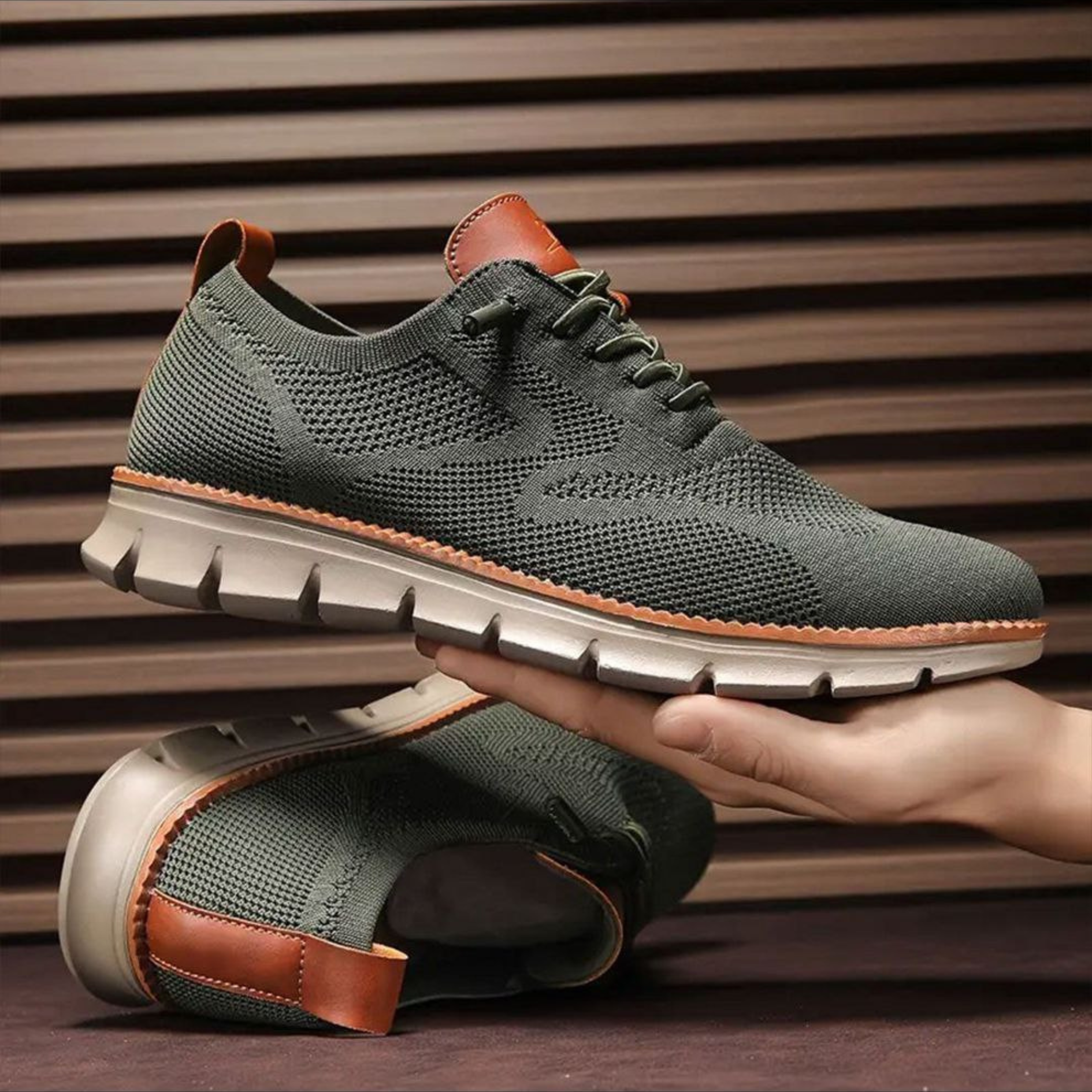Lightweight Knit Sneakers for Men | Casual Men's Trainers - 5