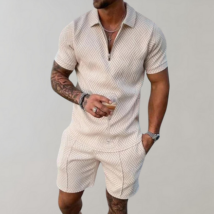 Men's Summer Set | Lightweight Casual Shirt and Shorts - 6