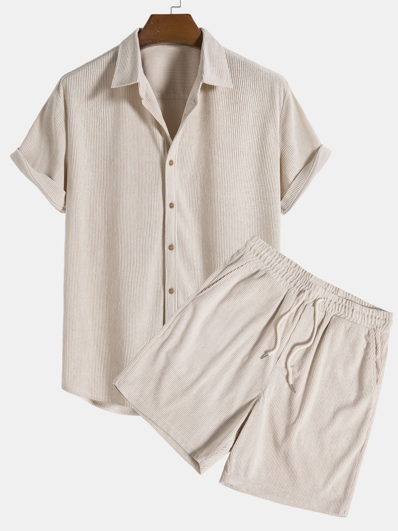 Men's Summer Set | Lightweight Shirt and Shorts Outfit - 1