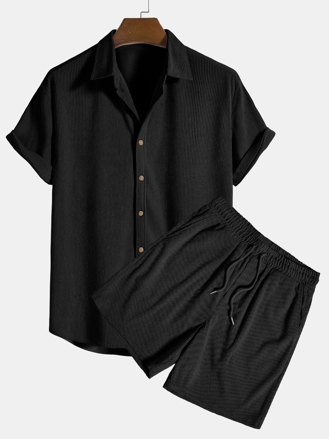 Men's Summer Set | Lightweight Shirt and Shorts Outfit - 3