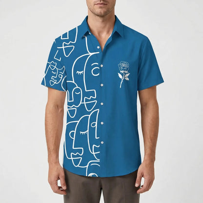 Leoprino | Men's Short Sleeve Leopard Print T-Shirt - 1