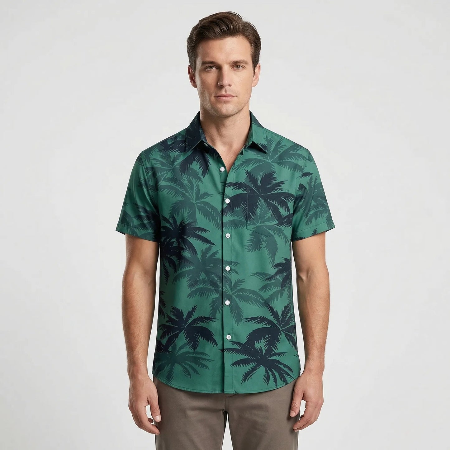 Leoprino | Men's Short Sleeve Leopard Print T-Shirt - 2