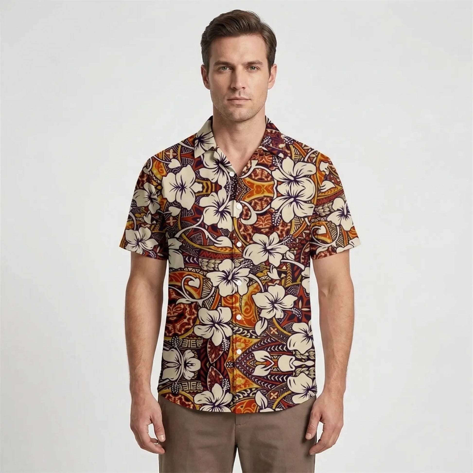 Leoprino | Men's Short Sleeve Leopard Print T-Shirt - 6