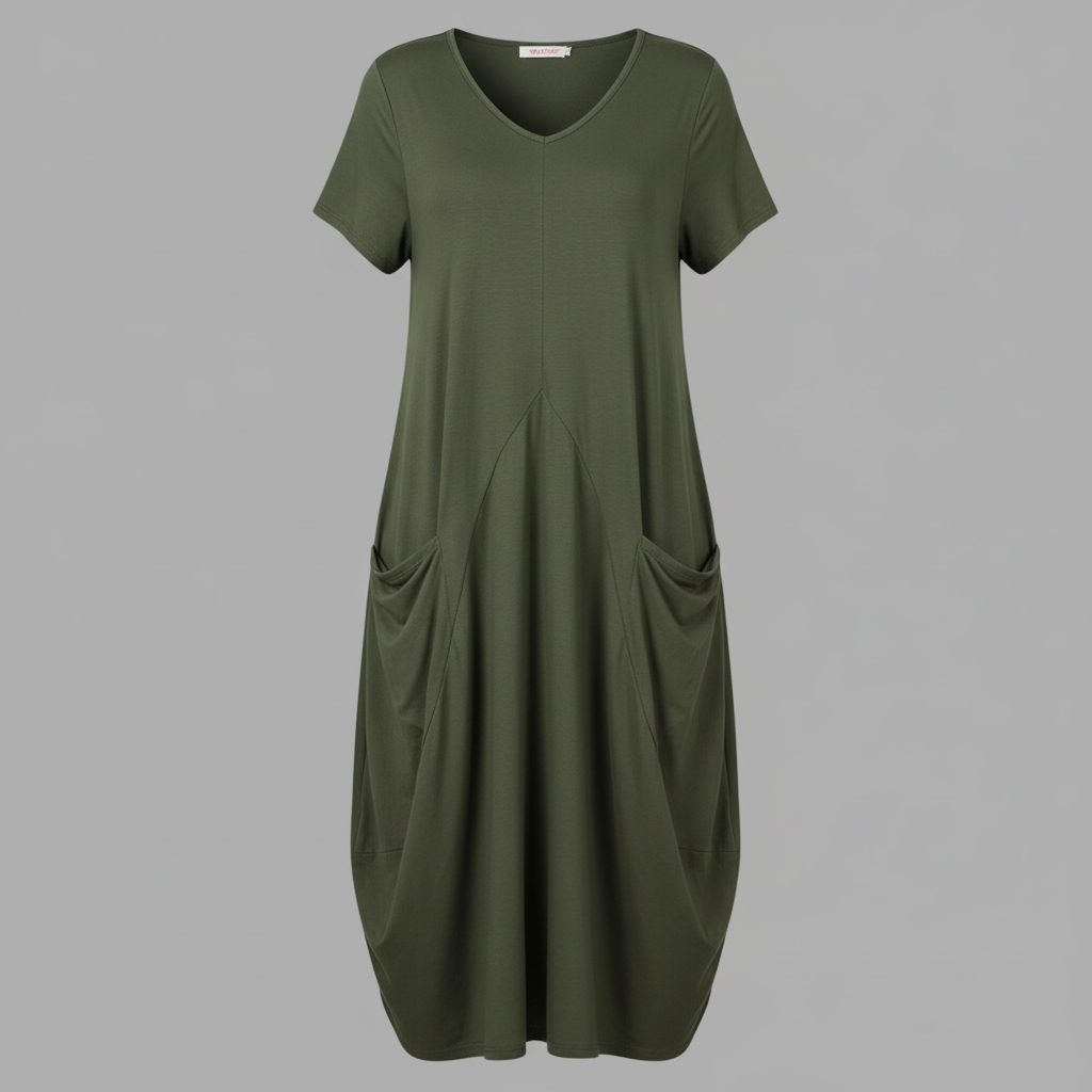 Women's Midi Summer Dress | Lightweight Sleeveless Dress - 3