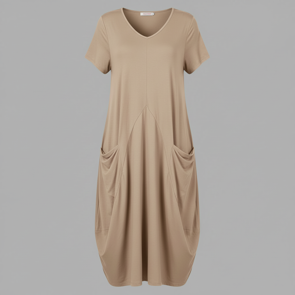 Women's Midi Summer Dress | Lightweight Sleeveless Dress - 5