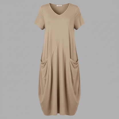Women's Midi Summer Dress | Lightweight Sleeveless Dress - 5