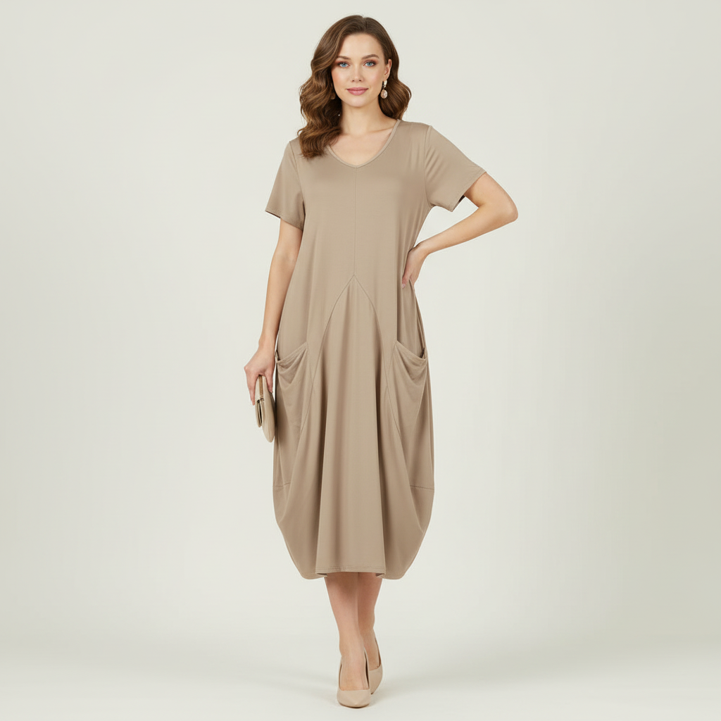 Women's Midi Summer Dress | Lightweight Sleeveless Dress - 2