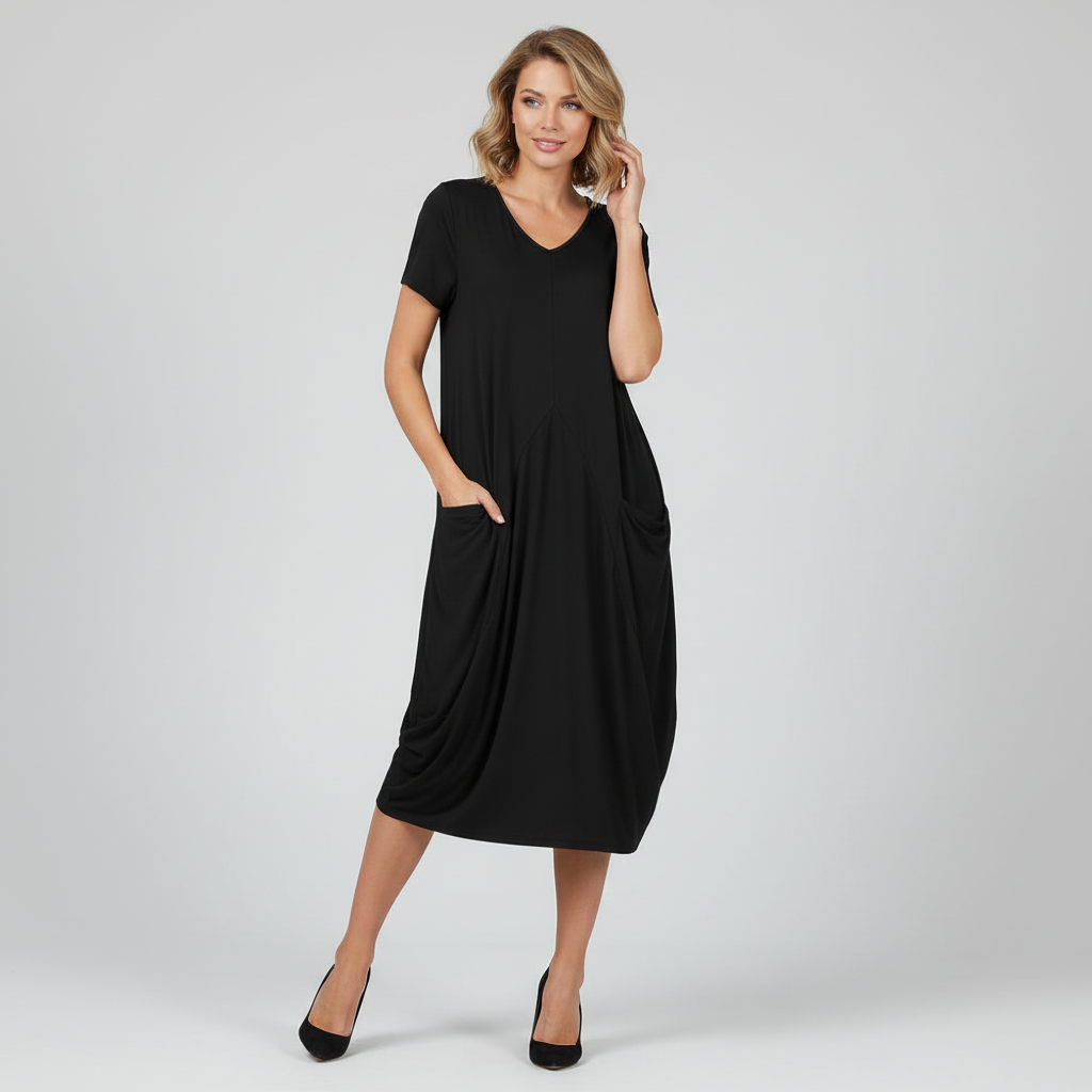 Women's Midi Summer Dress | Lightweight Sleeveless Dress - 1