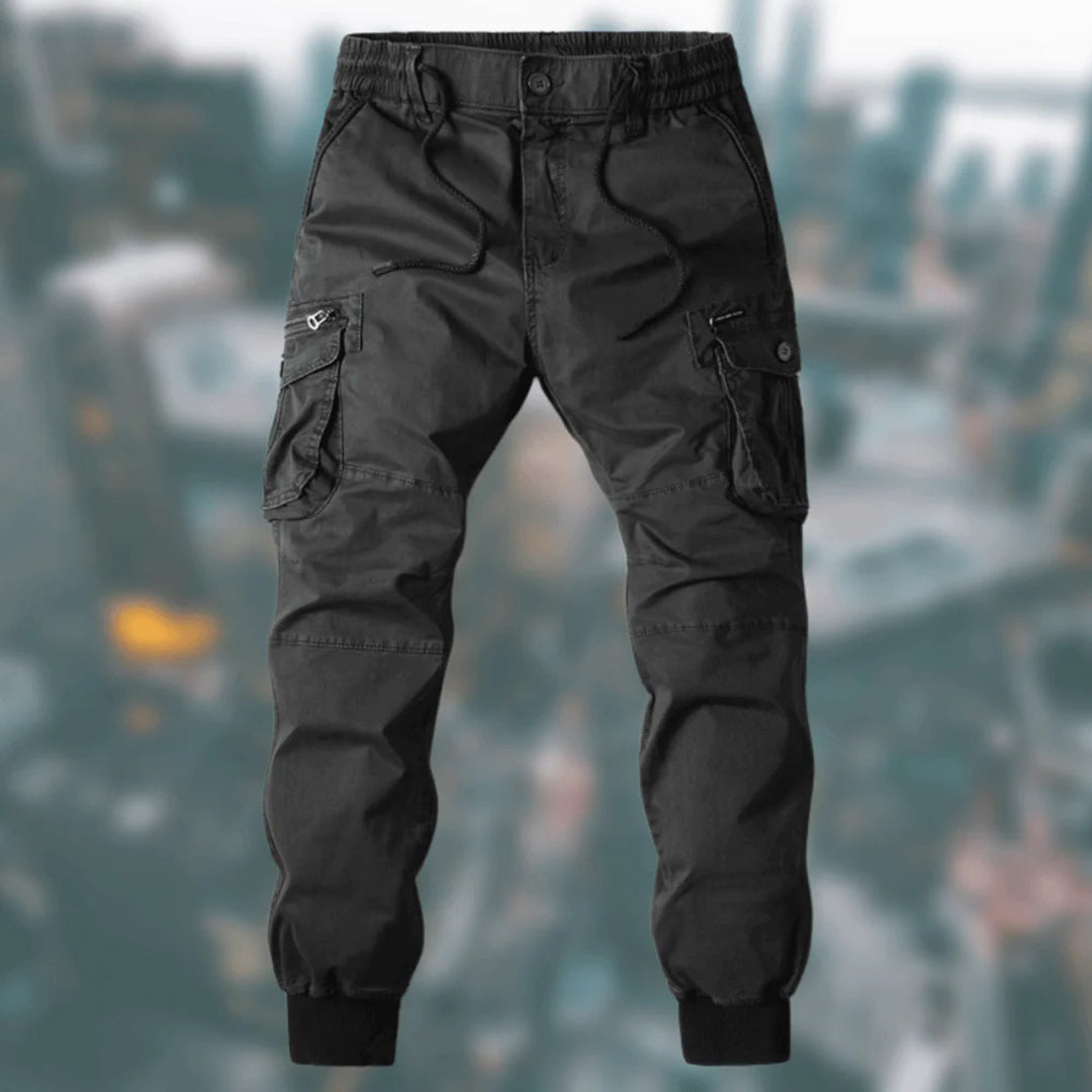 Lukas | Men's Cargo Joggers with Elastic Waistband - 5