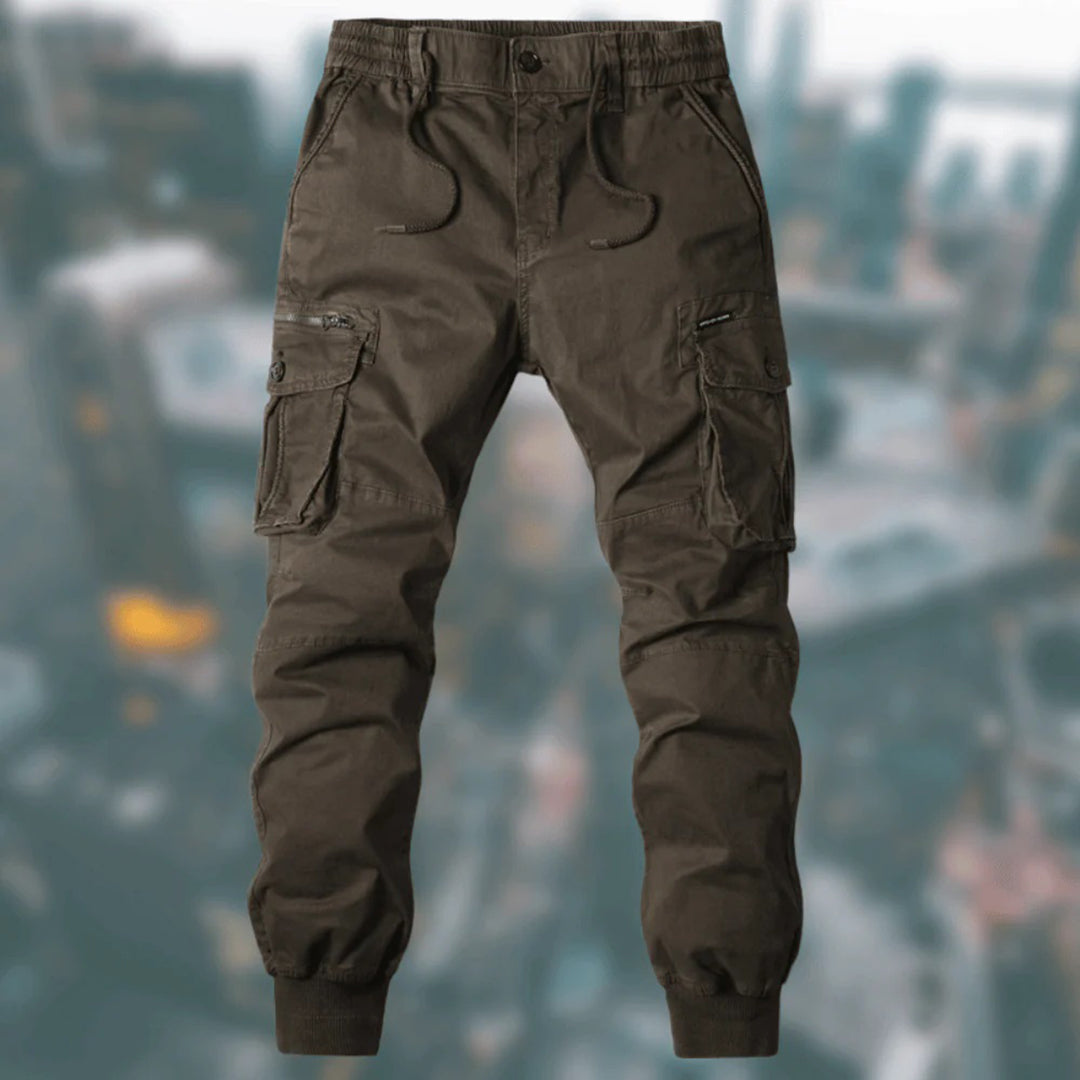 Lukas | Men's Cargo Joggers with Elastic Waistband - 6