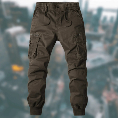 Lukas | Men's Cargo Joggers with Elastic Waistband - 6