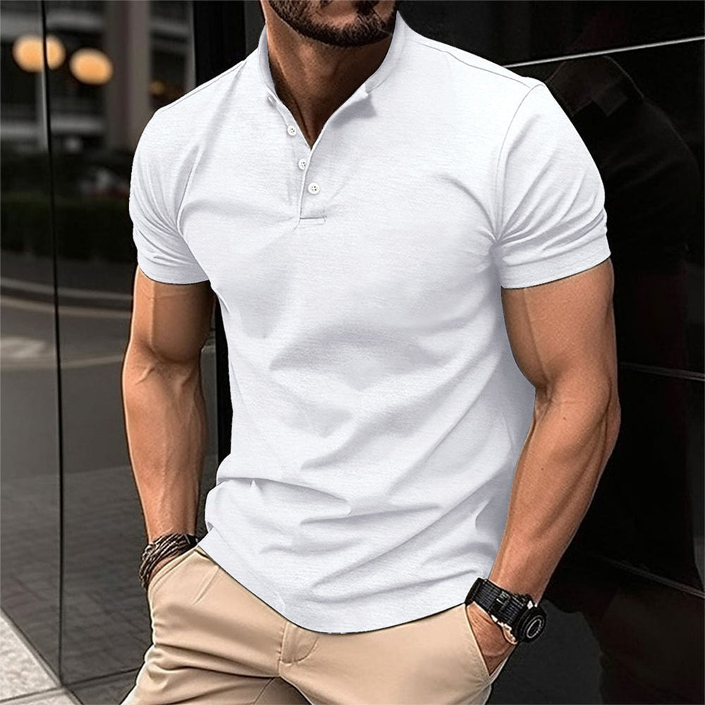 Men's Summer Set | Short Sleeve Polo Shirt & Shorts Outfit - 8