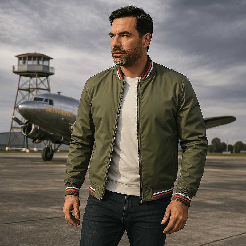 Mason | Classic Men's Lightweight Bomber Jacket - 4