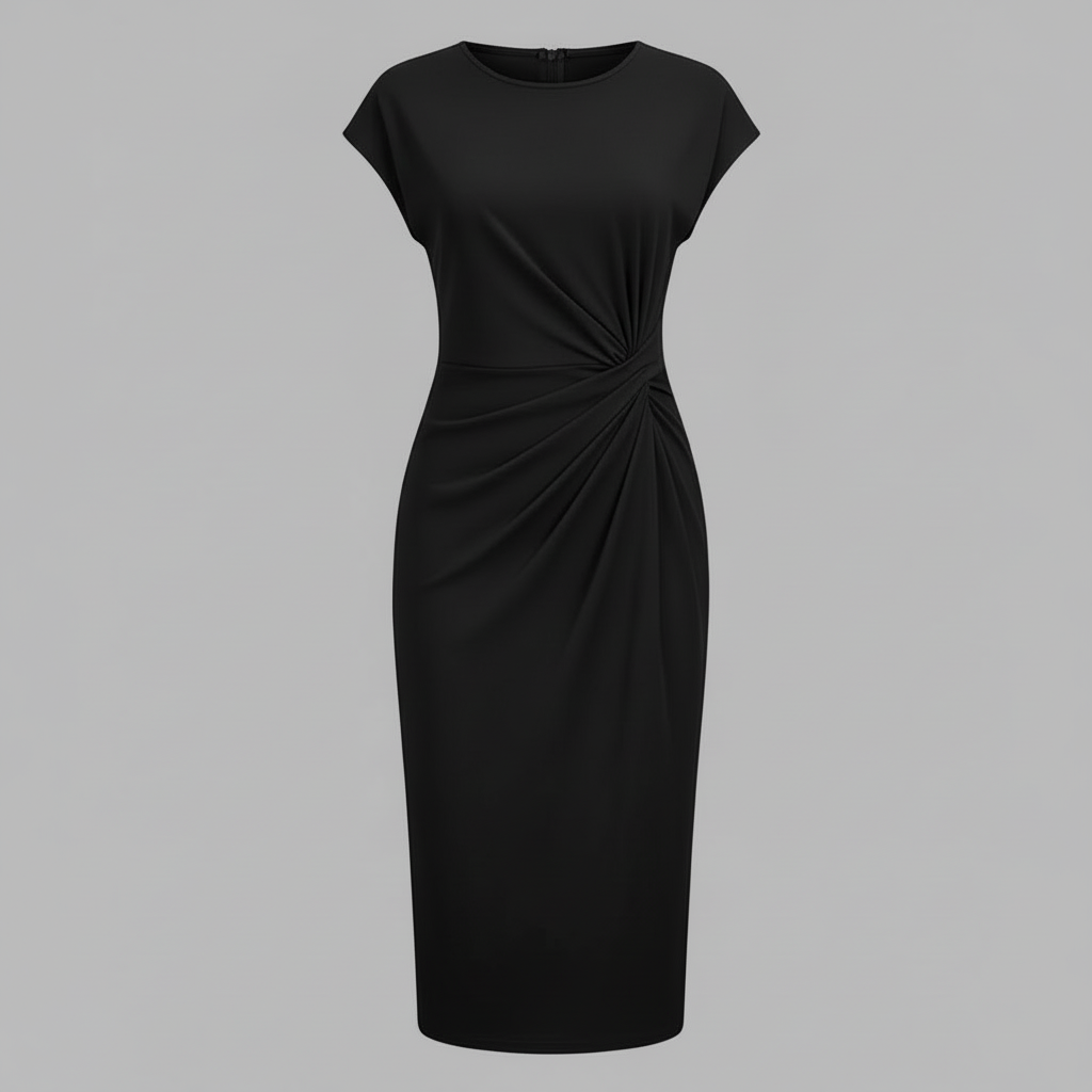 Elegant Midi Dress for Women | Knee-Length Summer Dress - 7
