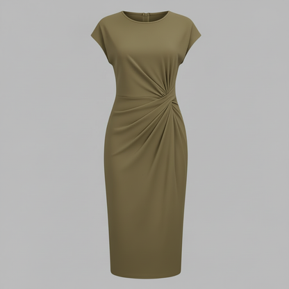 Elegant Midi Dress for Women | Knee-Length Summer Dress - 9