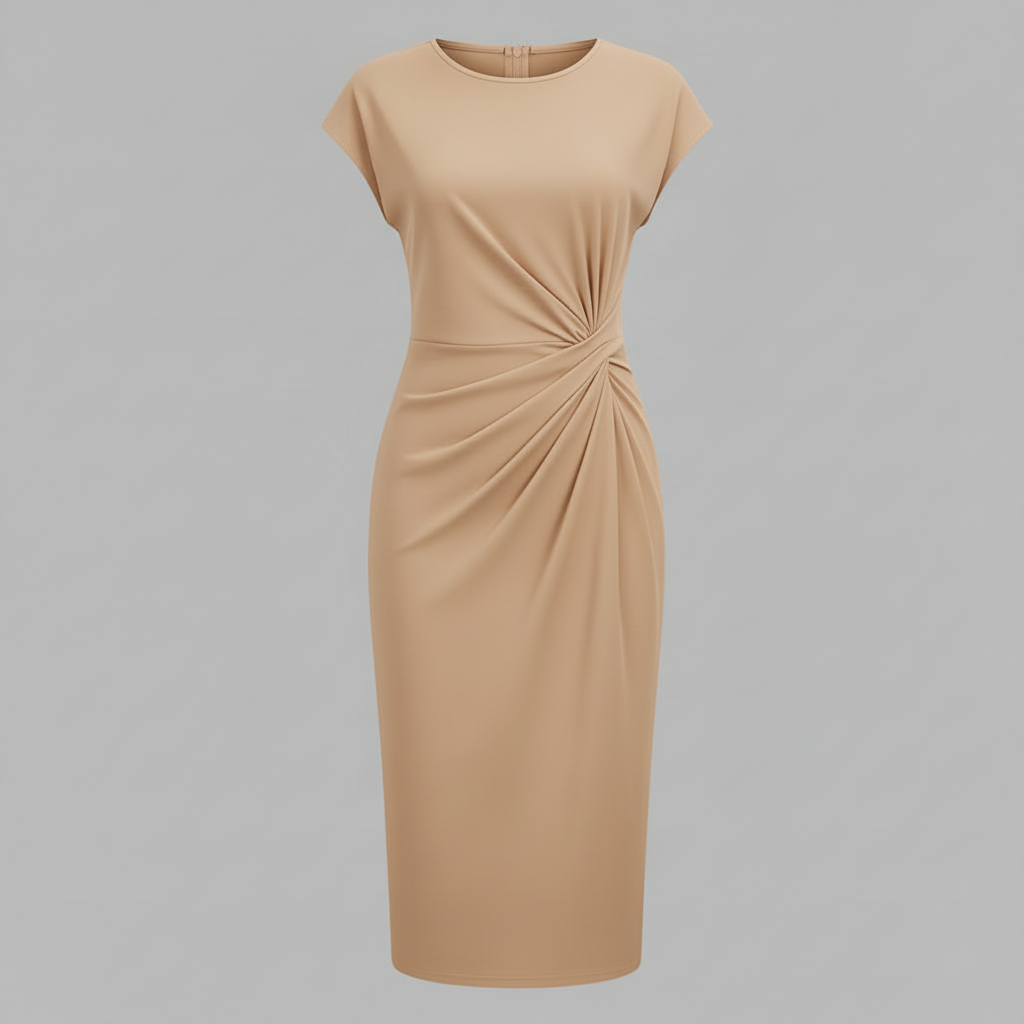 Elegant Midi Dress for Women | Knee-Length Summer Dress - 10