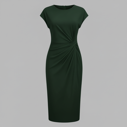 Elegant Midi Dress for Women | Knee-Length Summer Dress - 11