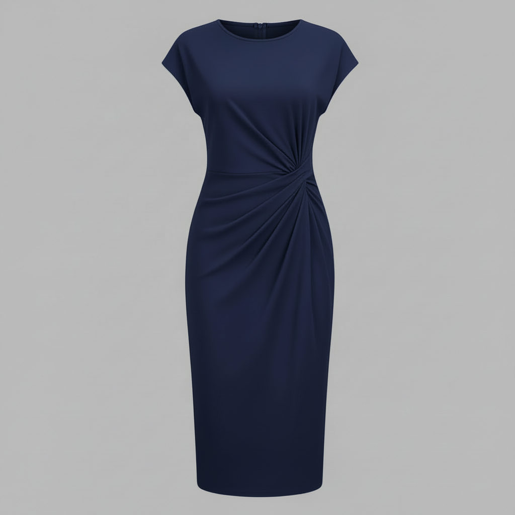Elegant Midi Dress for Women | Knee-Length Summer Dress - 12