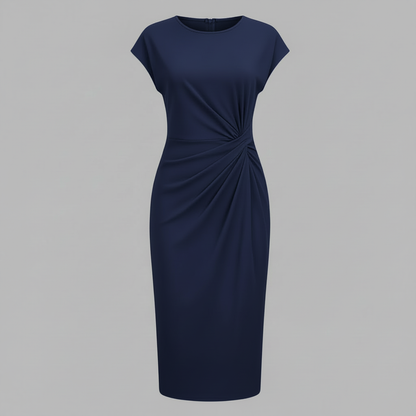 Elegant Midi Dress for Women | Knee-Length Summer Dress - 12