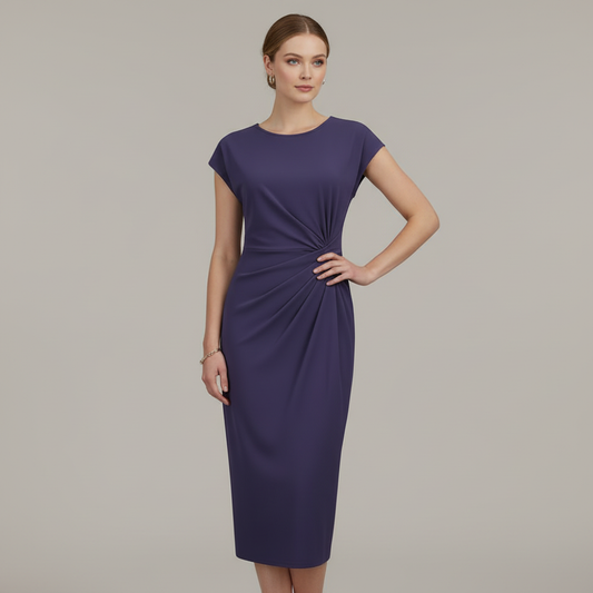 Elegant Midi Dress for Women | Knee-Length Summer Dress - 1