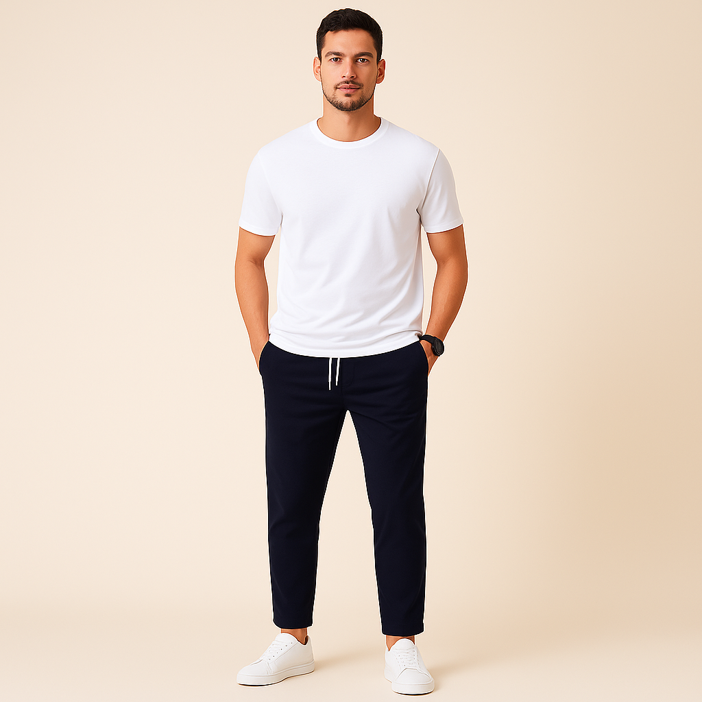 Slim-Fit Men's Sports Pants | Comfortable Athletic Trousers - 1