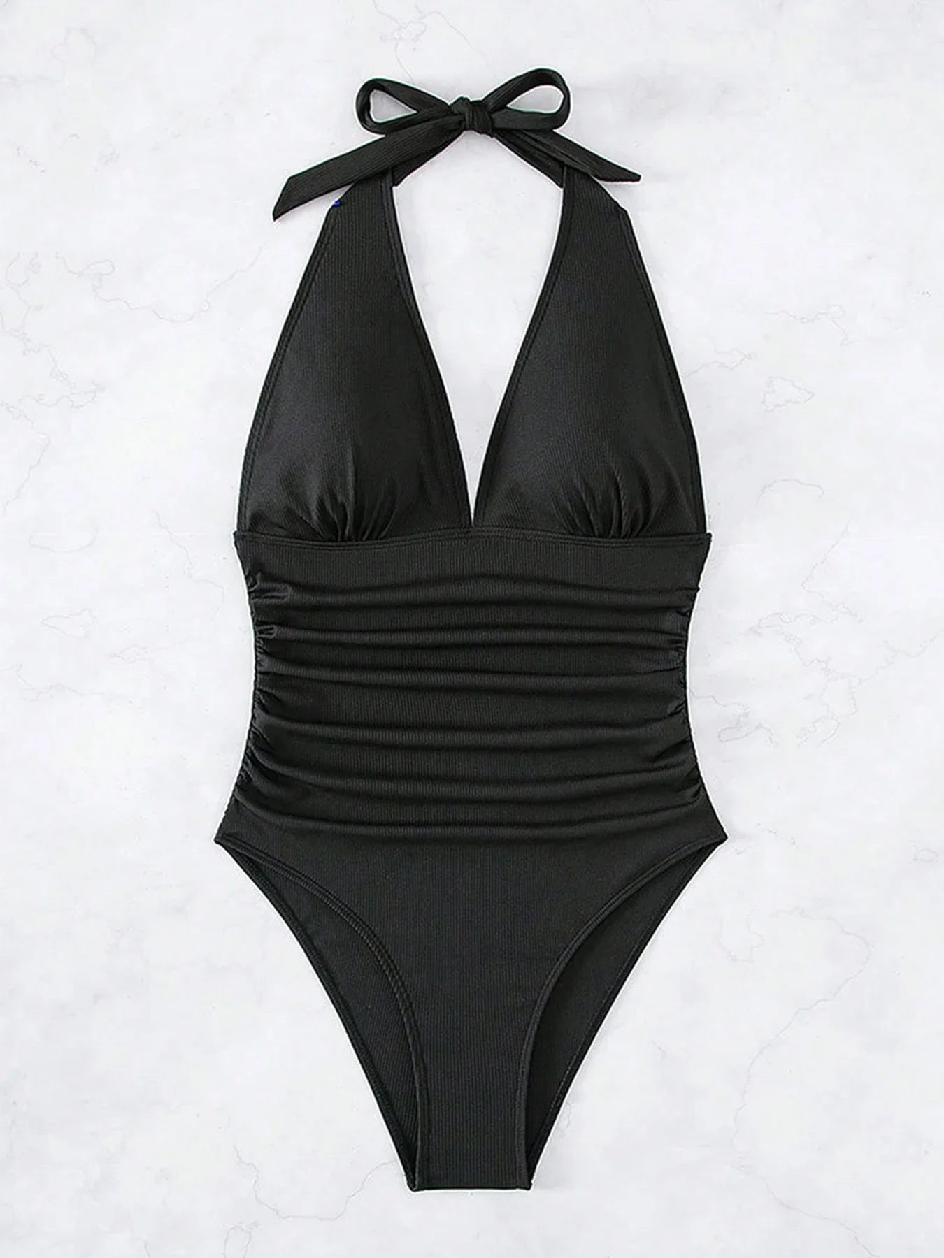 Women's Monokini Swimsuit | V-Neck One-Piece Swimwear - 5