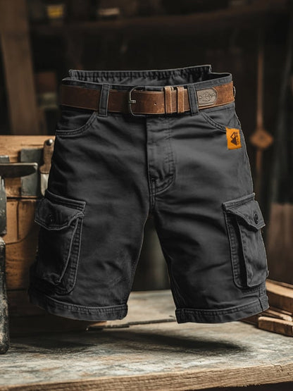 Men's Cargo Shorts | Novak Casual Multi-Pocket Shorts - 1