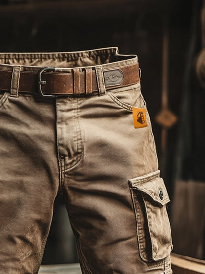Men's Cargo Shorts | Novak Casual Multi-Pocket Shorts - 3