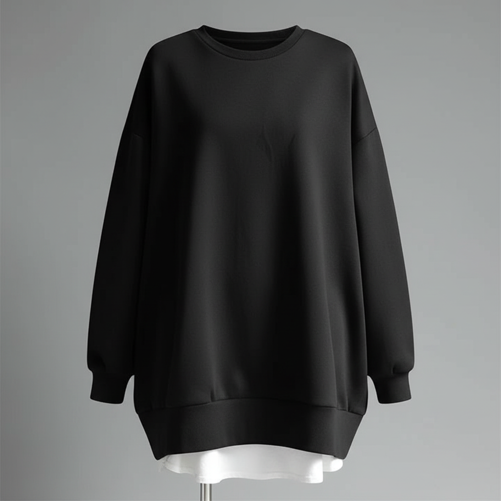 Oversized Sweatshirt for Women | Comfortable Long Sleeve Top - 3