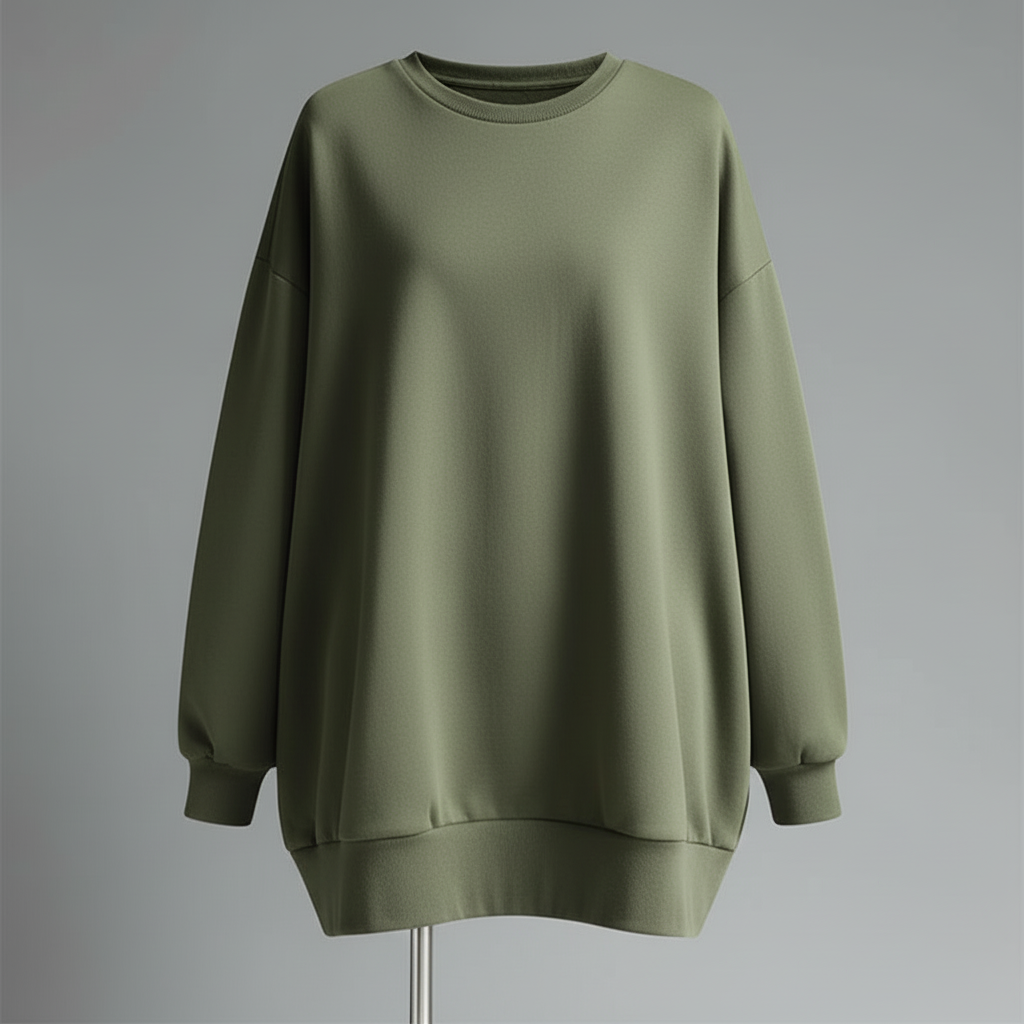 Oversized Sweatshirt for Women | Comfortable Long Sleeve Top - 5