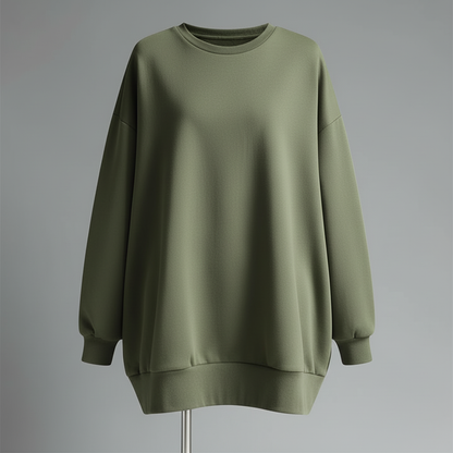 Oversized Sweatshirt for Women | Comfortable Long Sleeve Top - 5
