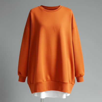 Oversized Sweatshirt for Women | Comfortable Long Sleeve Top - 6