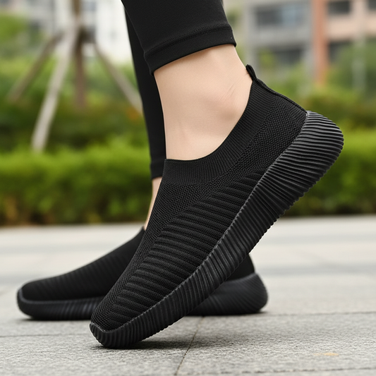 Vulcanized Slip-On Shoes for Women | Comfortable Sneakers - 1