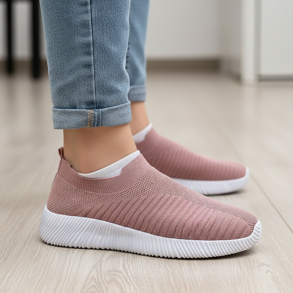 Vulcanized Slip-On Shoes for Women | Comfortable Sneakers - 3