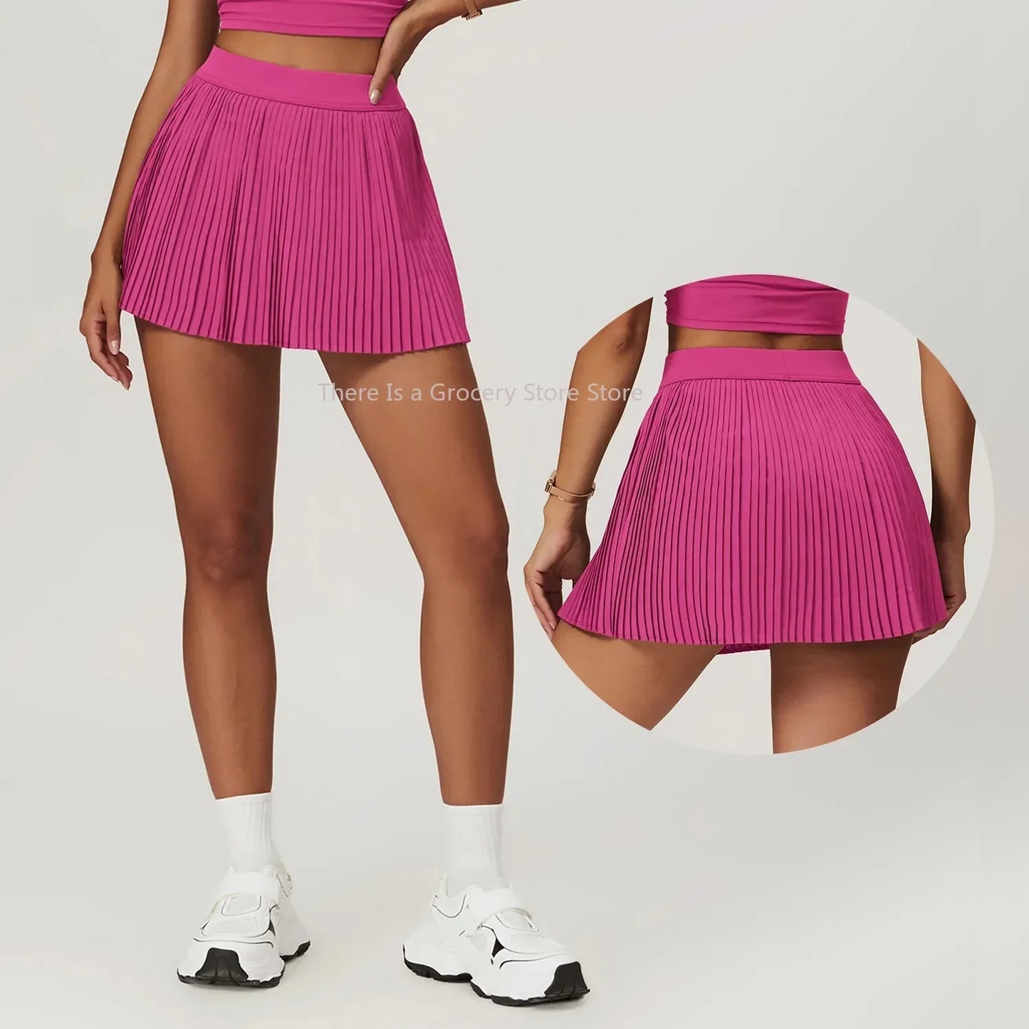 Pleated Women's Skort | 2-in-1 Golf Tennis Skirt with Shorts - 2