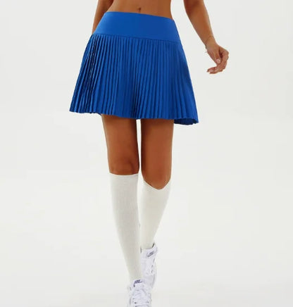 Pleated Women's Skort | 2-in-1 Golf Tennis Skirt with Shorts - 3