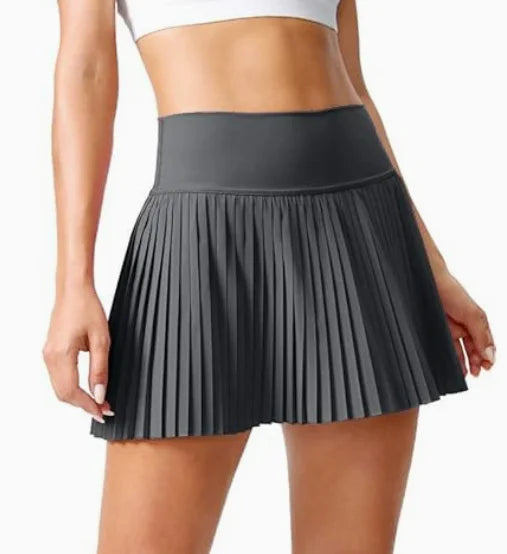 Pleated Women's Skort | 2-in-1 Golf Tennis Skirt with Shorts - 4