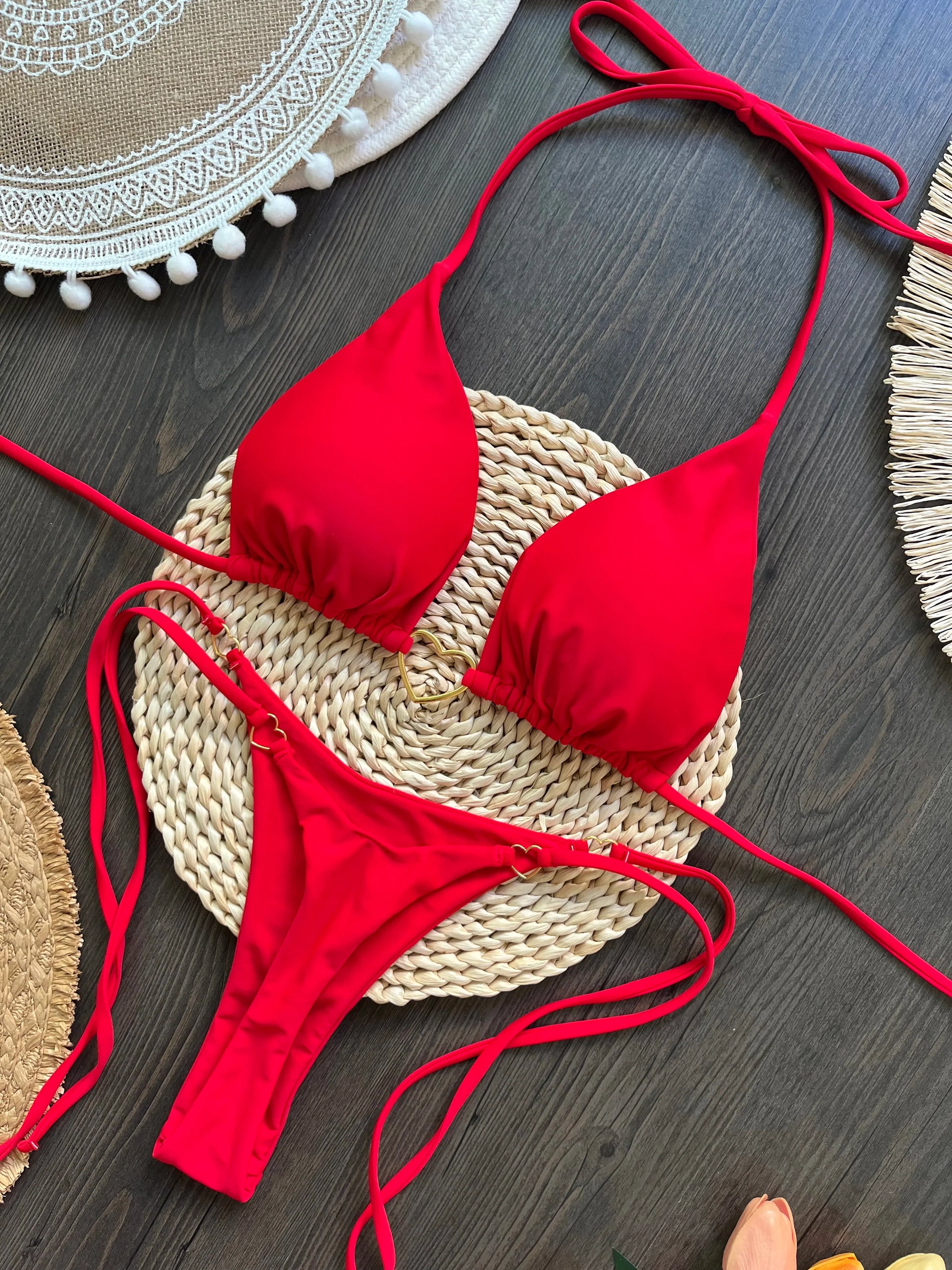 Halter Bikini Set | Women's Two-Piece Swimwear - 3