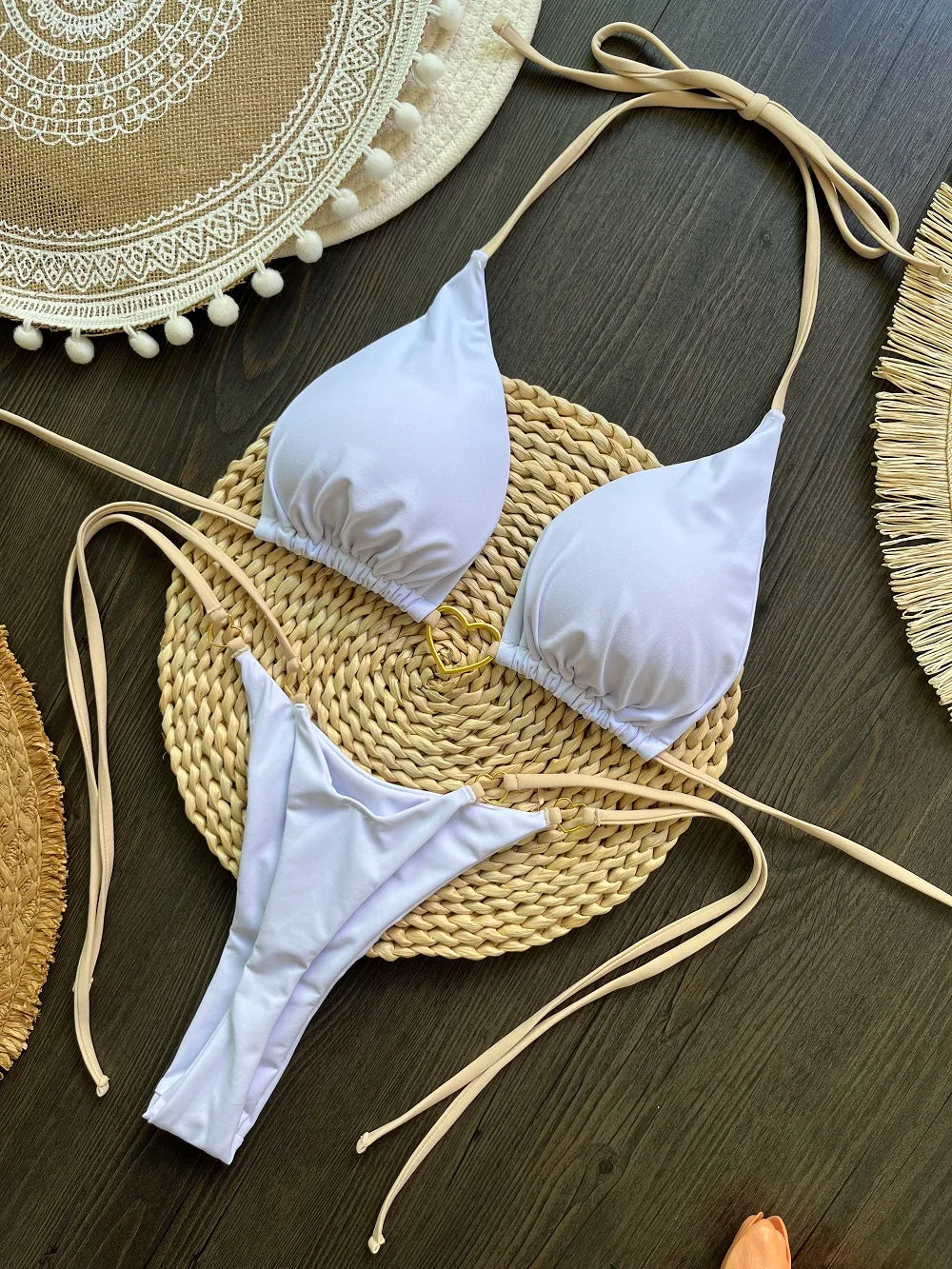 Halter Bikini Set | Women's Two-Piece Swimwear - 5